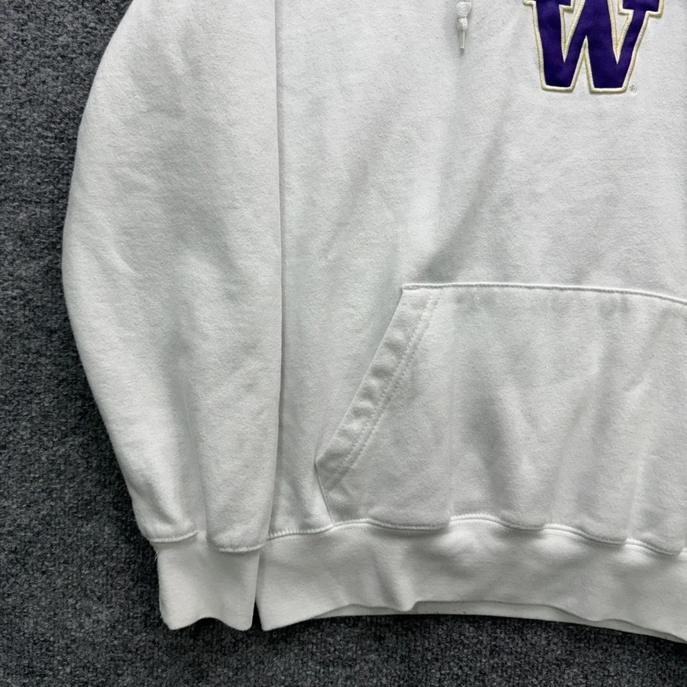 Stadium Athletics Washington Huskies‎ Hoodie Men's M White Long Sleeve Pullover